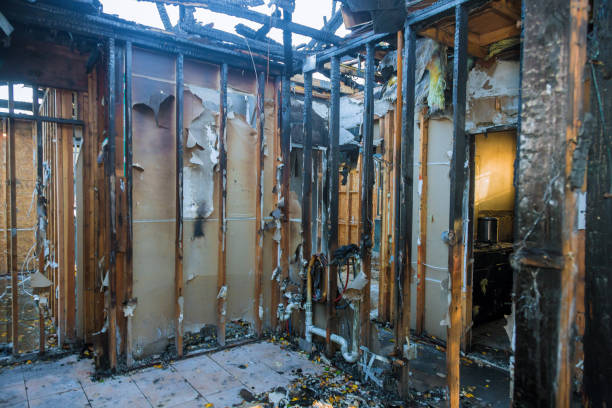 Professional Fire Damage Removal technician working in Kingstown, MD